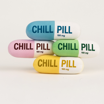Talking Dog Chill Pill Plush Toy for Dogs (Olive)