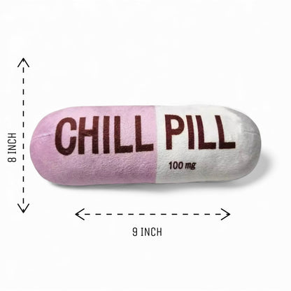 Talking Dog Chill Pill Plush Toy for Dogs (Pink)