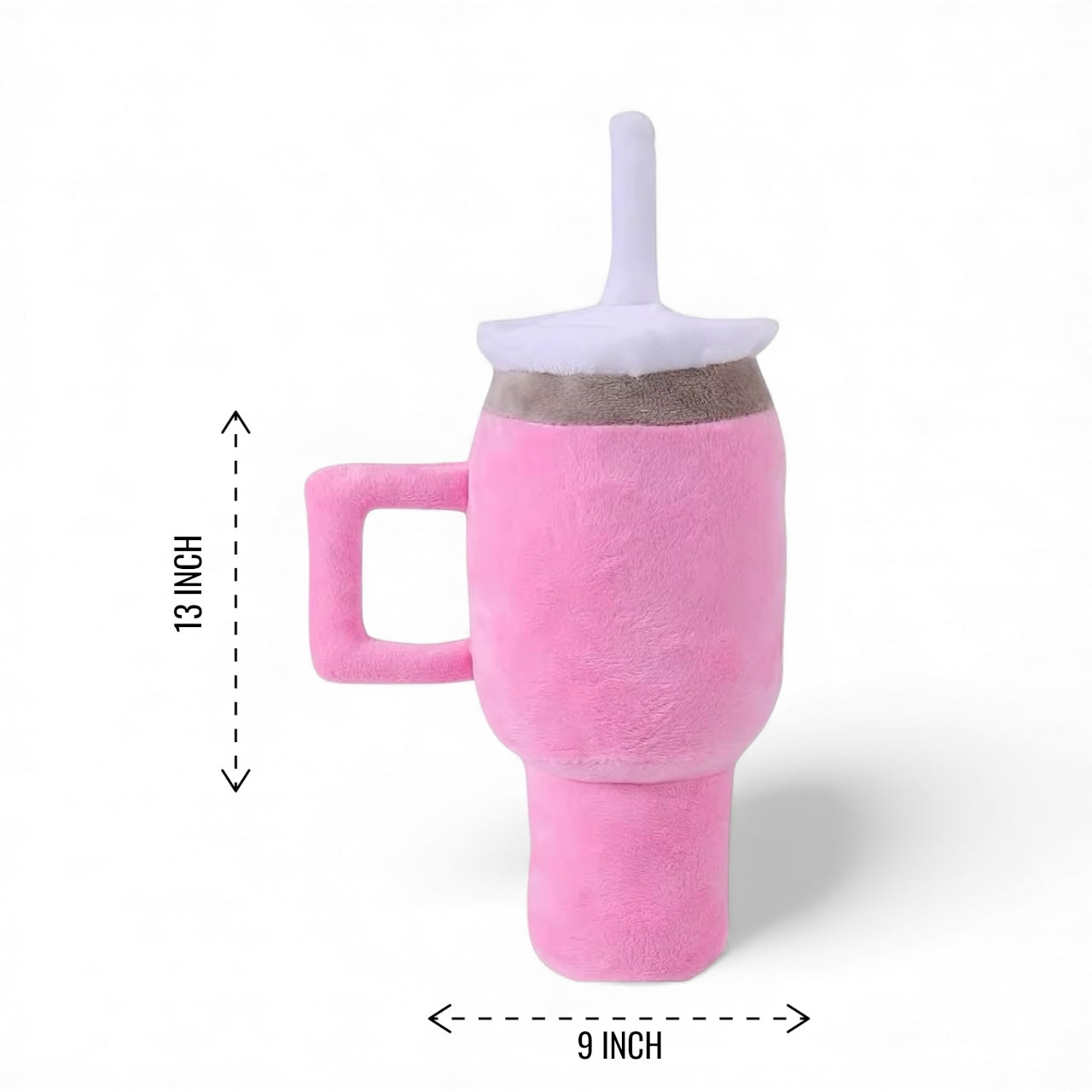 Talking Dog Club Tumbler Plush Toy For Dogs (Pink)