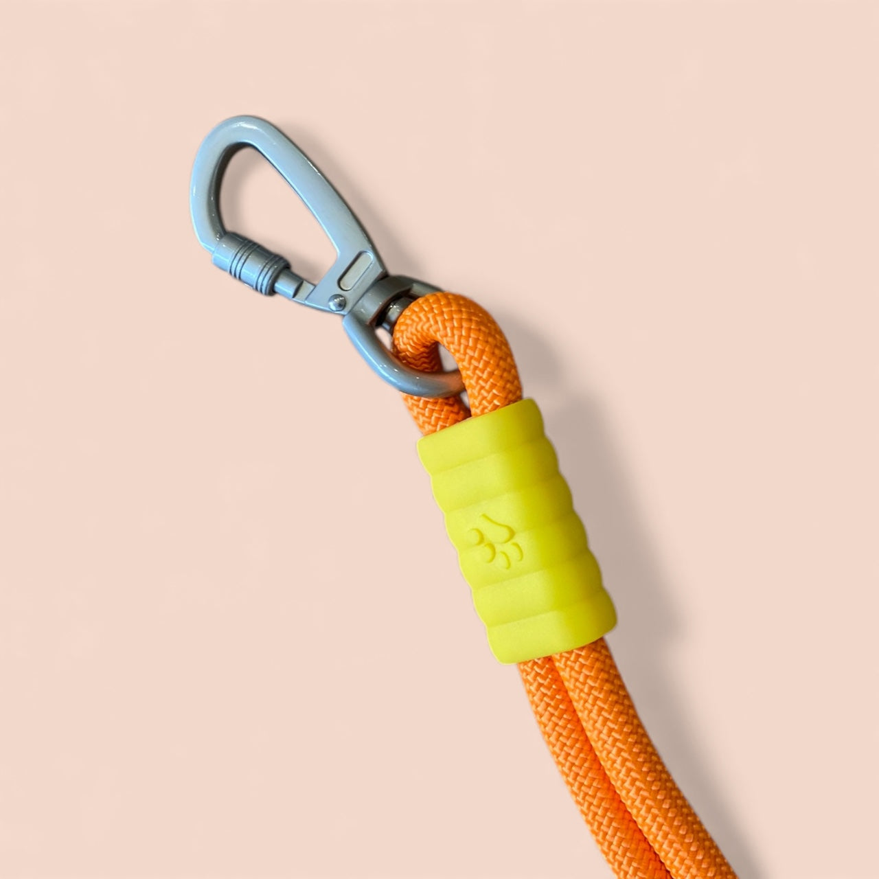 Talking Dog Club Extra Strong Vivid Handle Leash for Dogs (Orange/Purple)