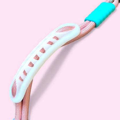 Talking Dog Club Extra Strong Vivid Handle Leash for Dogs (Pink/Purple)