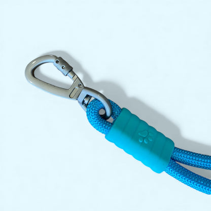 Talking Dog Club Extra Strong Vivid Handle Leash for Dogs (Blue/Green)