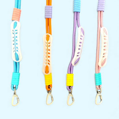 Talking Dog Club Extra Strong Vivid Handle Leash for Dogs (Blue/Green)