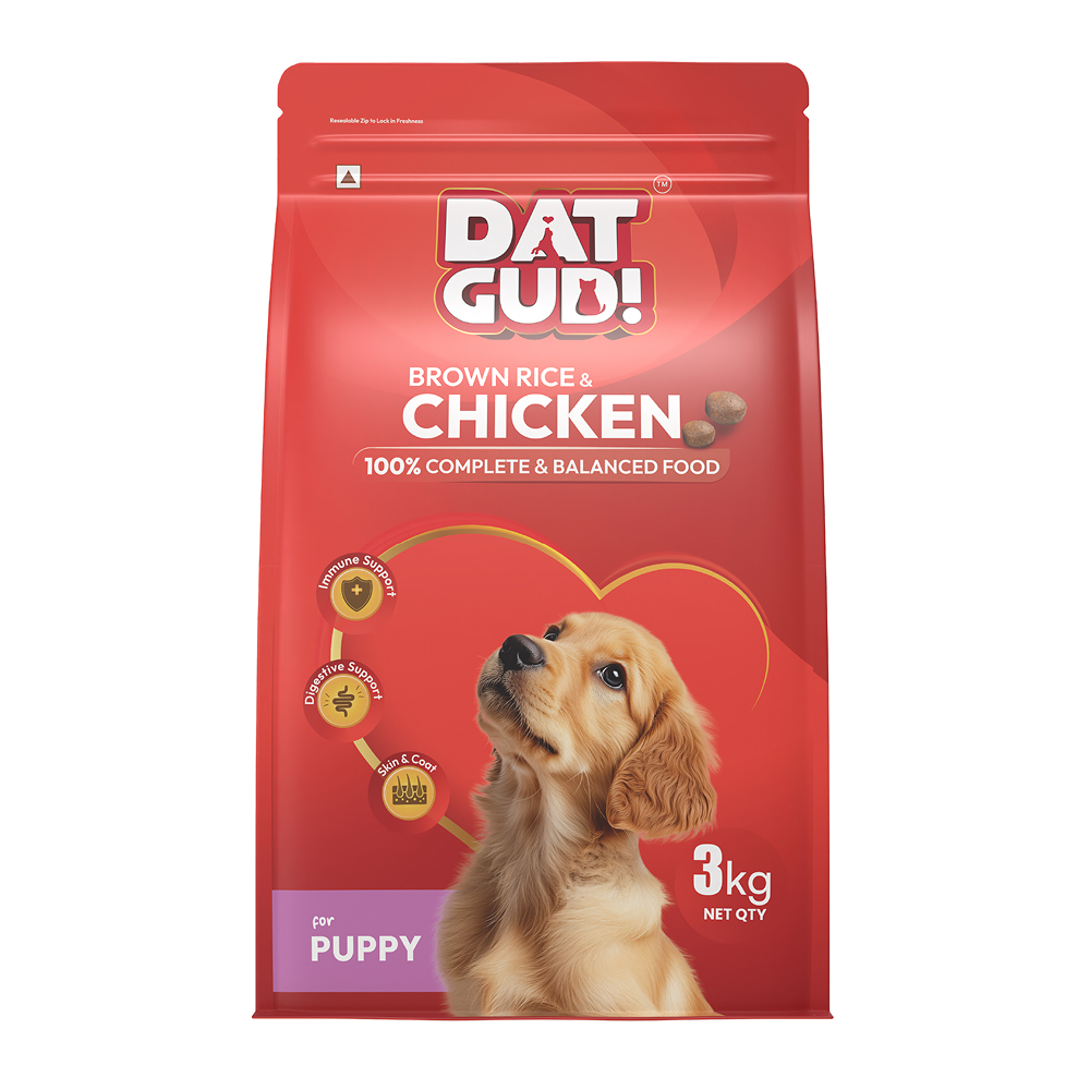 DatGud Chicken & Brown Rice Puppy Dog Dry Food (Buy 1 Get 1 Free)