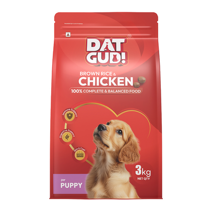 DatGud Chicken & Brown Rice Puppy Dog Dry Food (Buy 1 Get 1 Free)