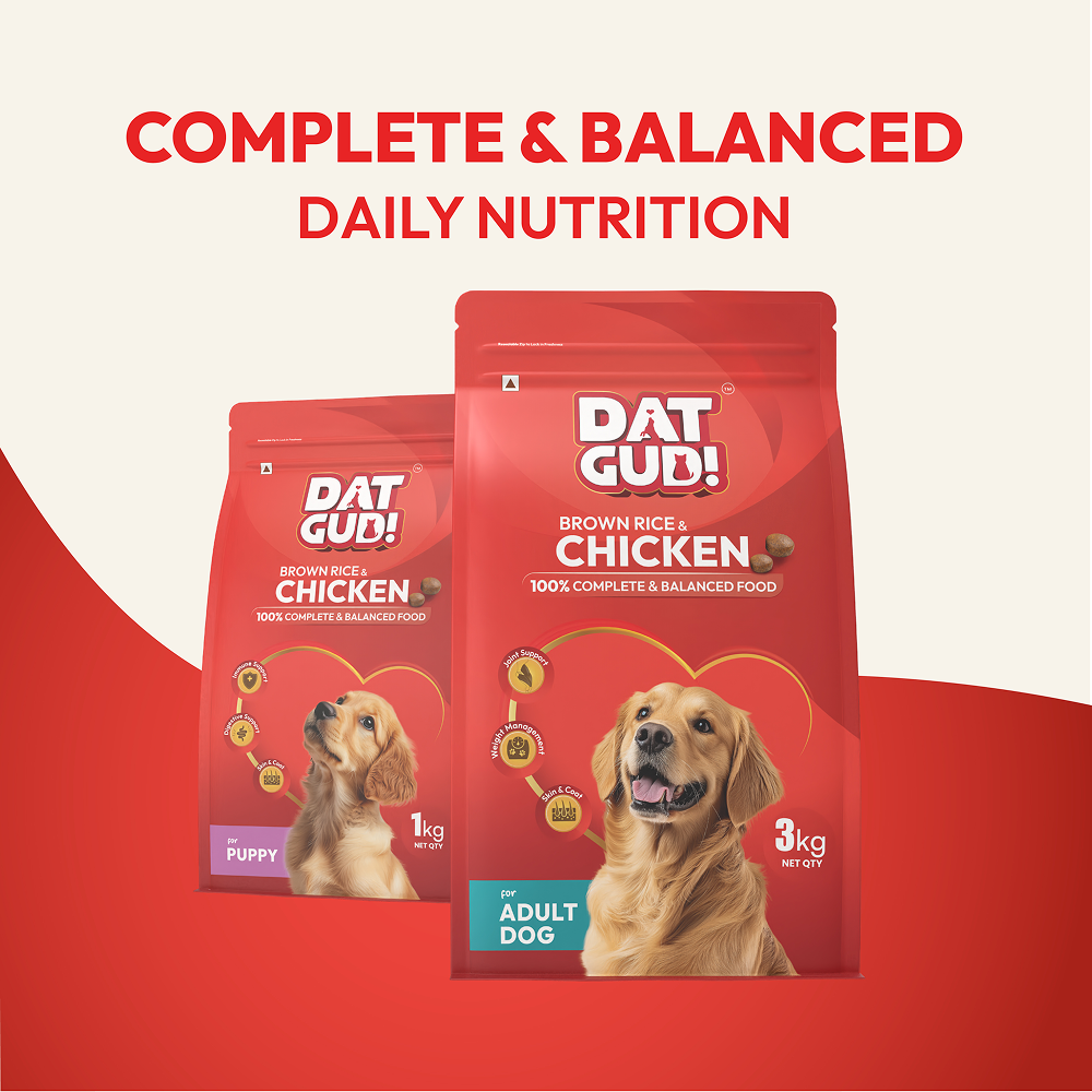 DatGud Chicken & Brown Rice Puppy Dog Dry Food (Buy 1 Get 1 Free)