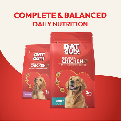 DatGud Chicken & Brown Rice Puppy Dog Dry Food (Buy 1 Get 1 Free)