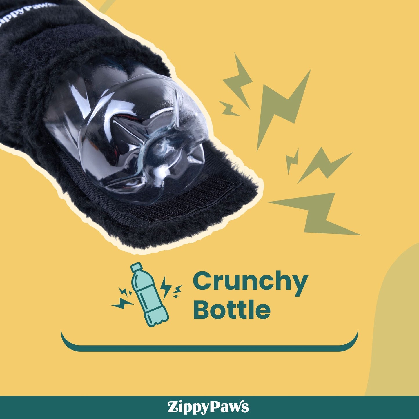 Zippy Paws Happy Hour Red Wine Crusherz Plush Toy for Dogs