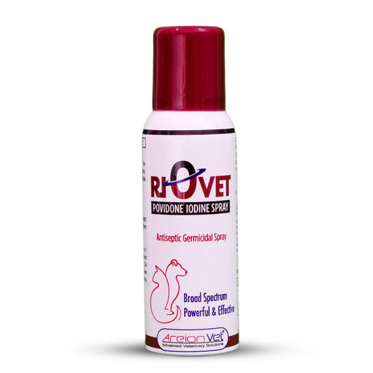 Areion Vet Riovet Spray (Povidone Iodine) for Dogs and Cats