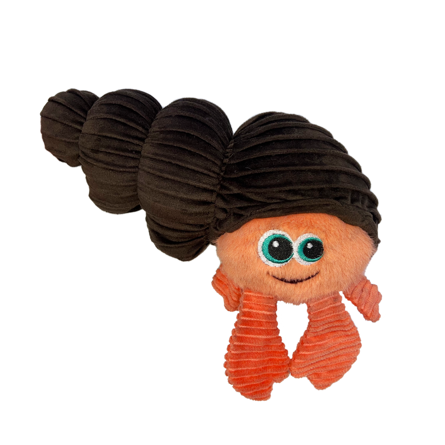 Kong Cuteseas Rufflez Hermit Crab Toy for Dogs (Brown)