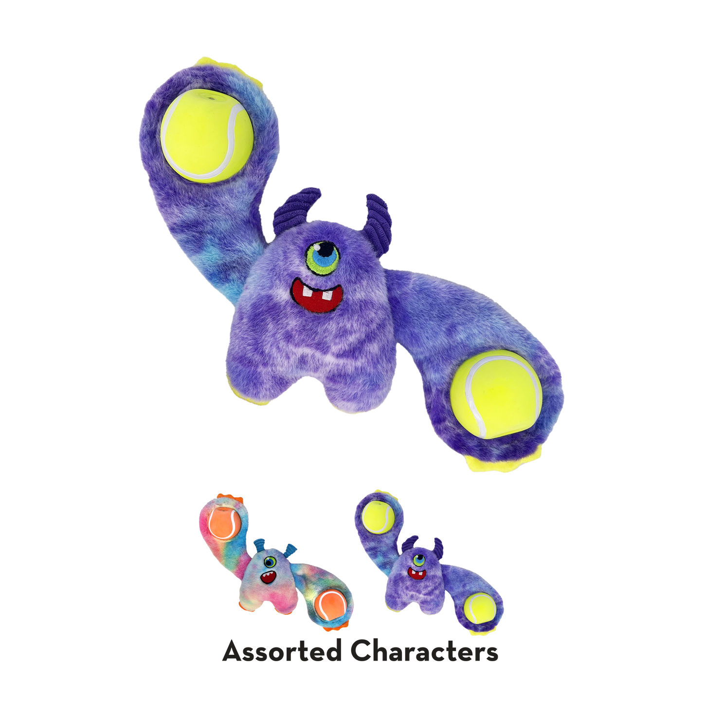 Kong Woozles Monster Plush Toy for Dogs (Purple)
