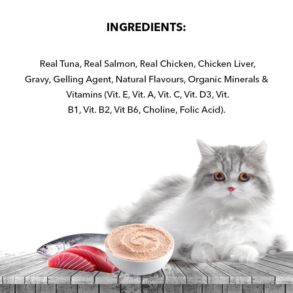 Active Real Tuna Fish in Gravy Adult Cat Wet Food ( Buy 1 Get 1 )