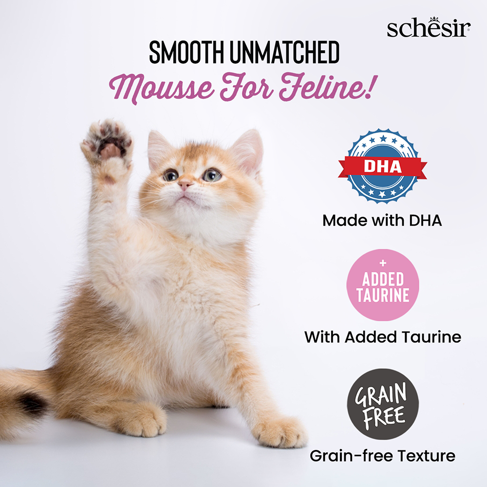 Schesir Baby Chicken and Liver Mousse Kitten Cat Wet Food