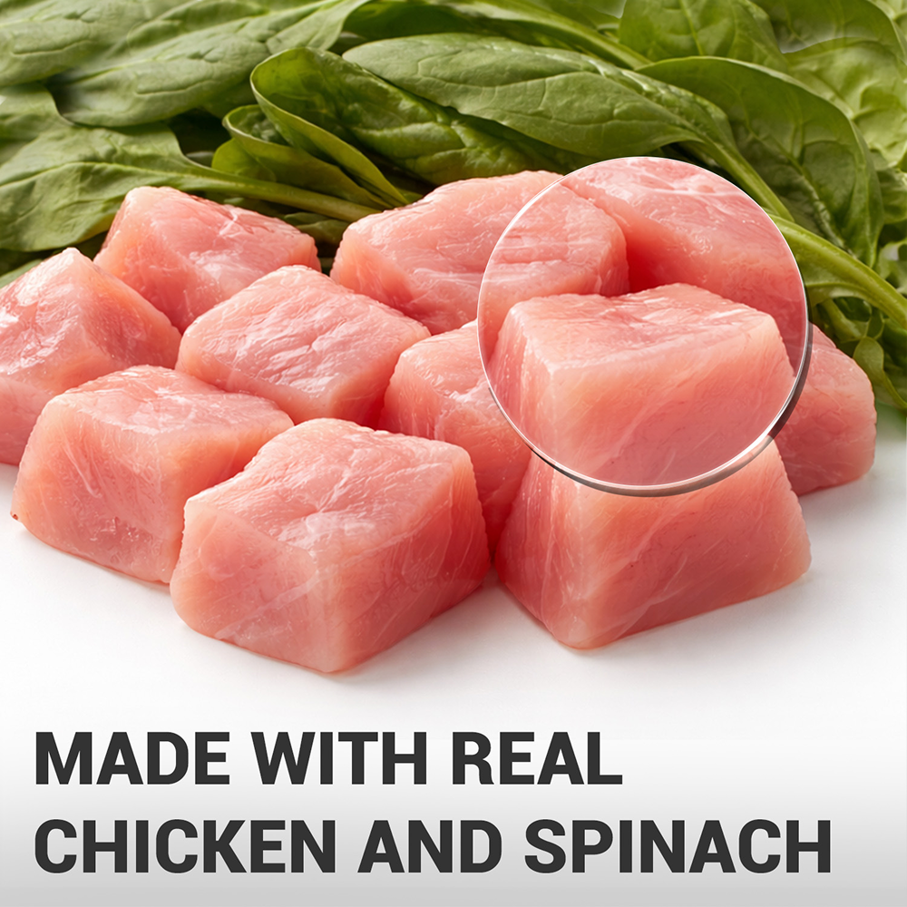 Schesir Chicken & Rice with Spinach in Jelly Dog Wet Food