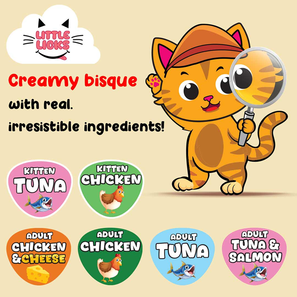 Smudges Little Licks Tuna Creamy Bisque Kitten Cat Treats