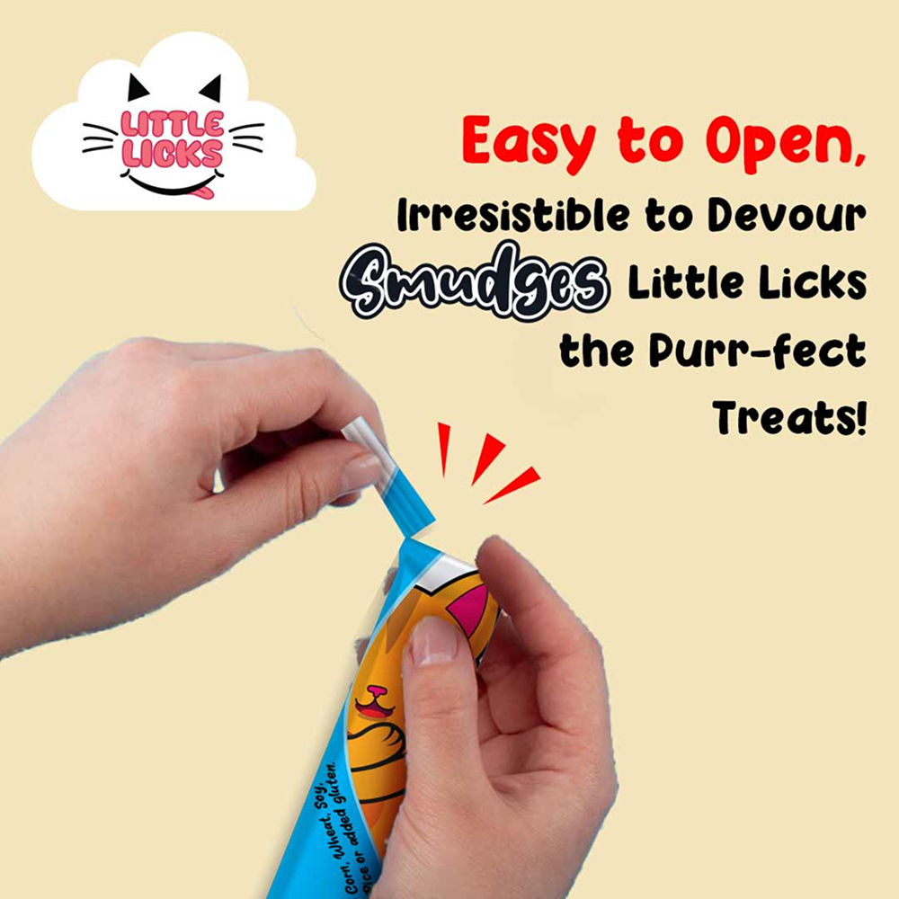 Smudges Little Licks Chicken Creamy Bisque Adult Cat Treats