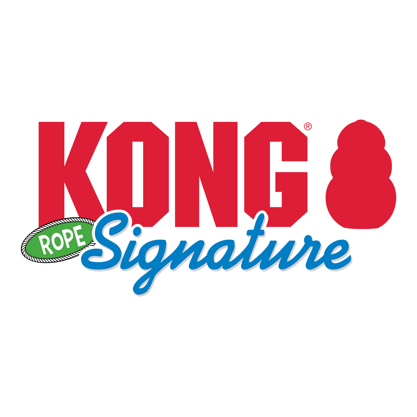 Kong Signature Rope Dual Knot Toy for Dogs (Red & Black)