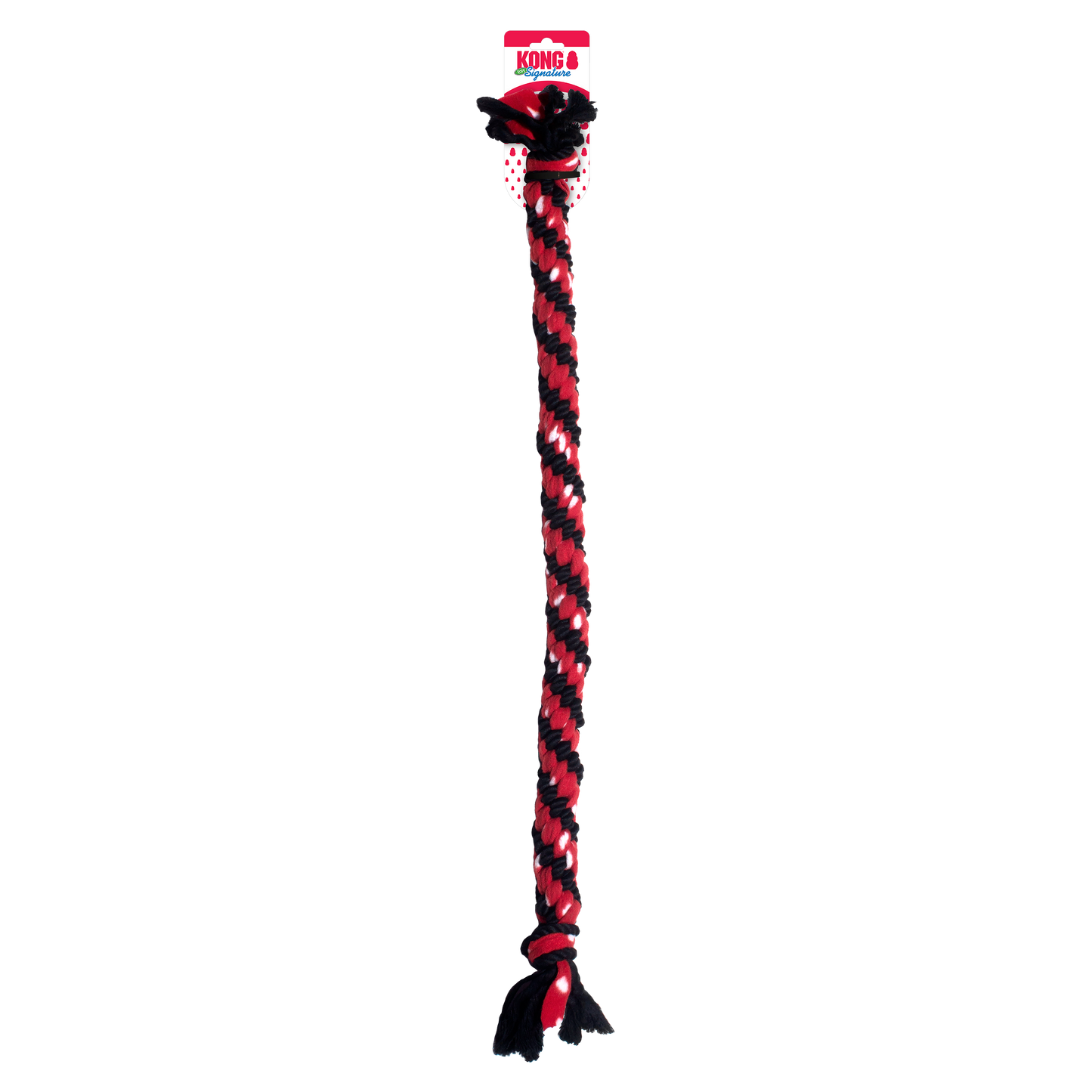 Kong Signature Rope Mega Dual Knot Toy for Dogs (Red & Black)