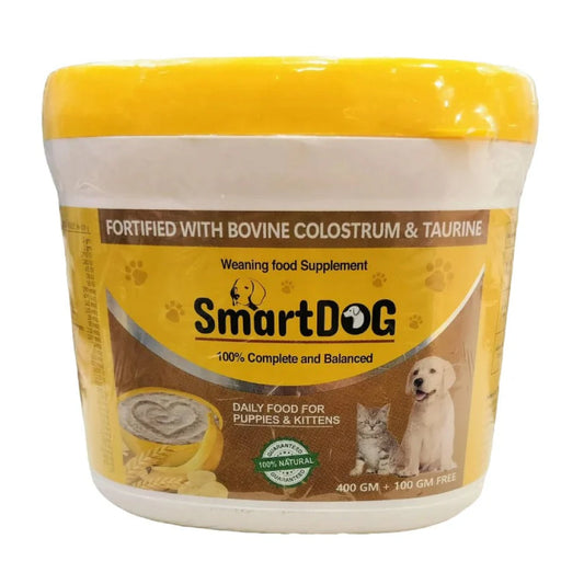 Wellcon Smart Dog Cerelac Weaning Supplement & Milk Replacer for Puppies and Kittens