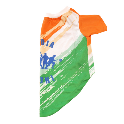 Pets Way Team India Spirit Tshirt for Dogs