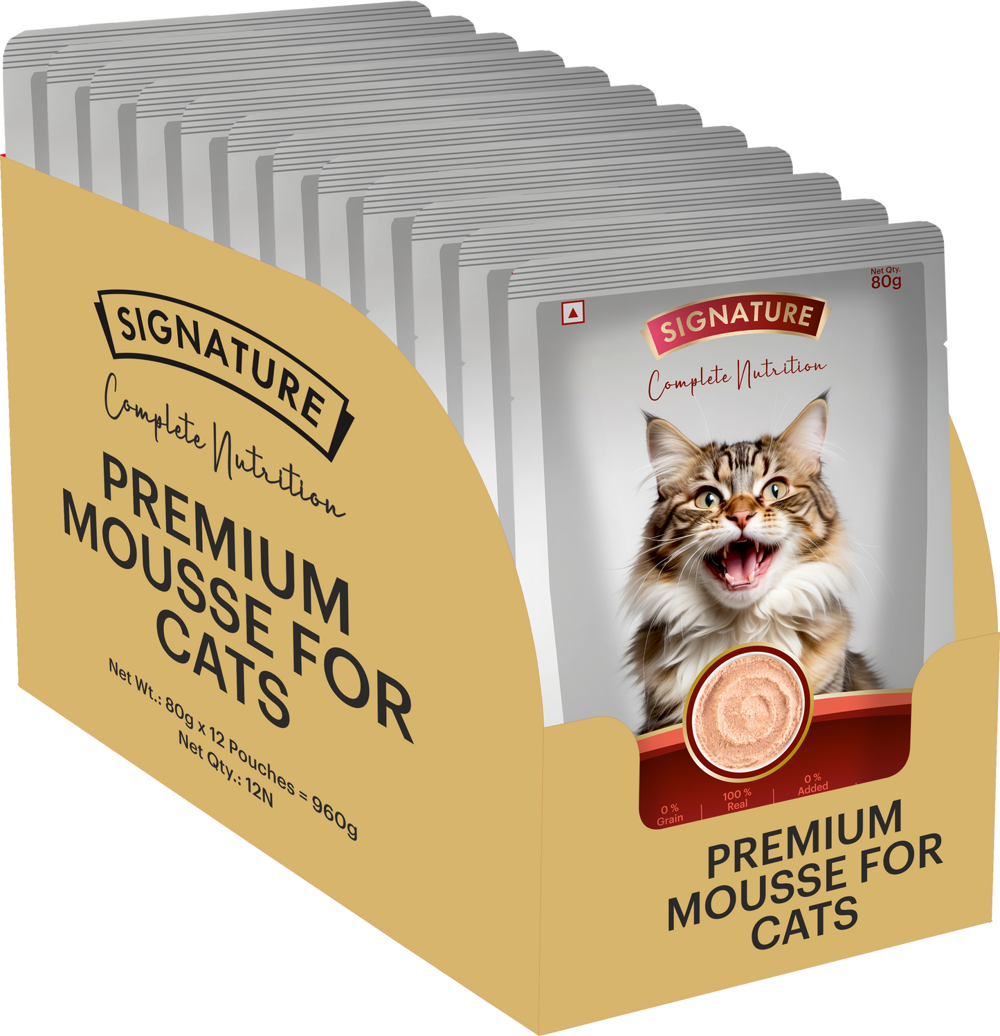 Signature Grain Zero Salmon Mousse Adult Cat Wet Food