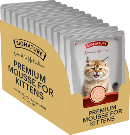 Signature Grain Zero Salmon Mousse Kitten Cat Wet Food