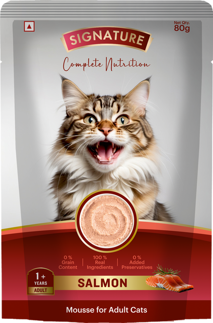Signature Grain Zero Salmon Mousse Adult Cat Wet Food