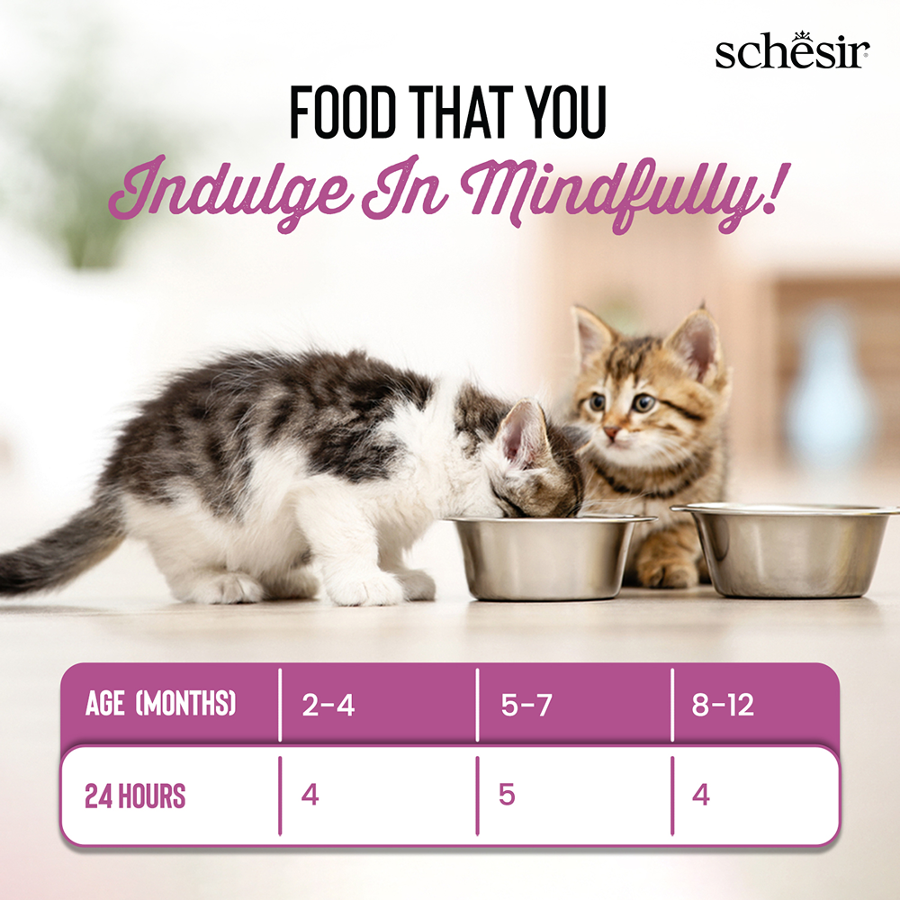 Schesir Baby Chicken and Liver Mousse Kitten Cat Wet Food