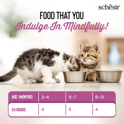 Schesir Baby Chicken and Liver Mousse Kitten Cat Wet Food