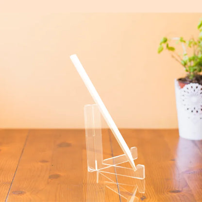 EverythingBoho Cat Mom Acrylic Display Stand (White)