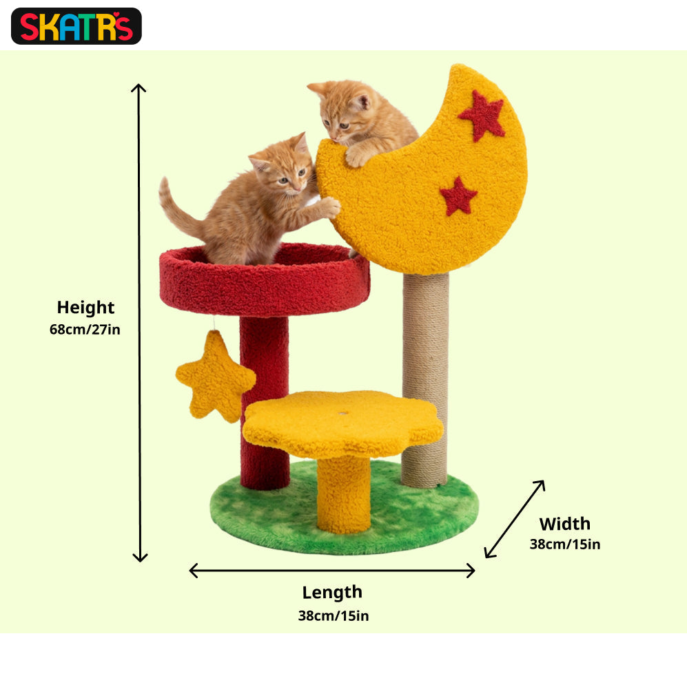 Skatrs Meowtopia Cat Tree for Cats and Kittens