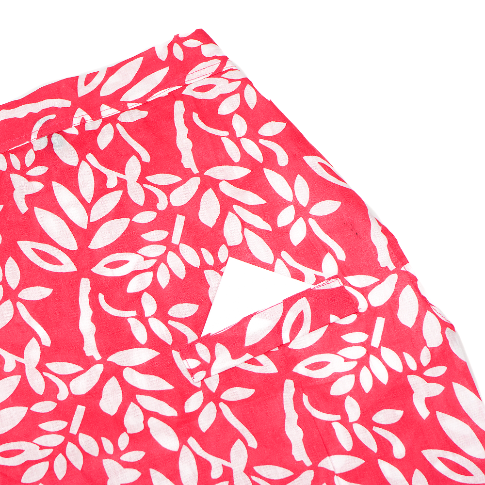 Skatrs Cotton Shirt for Dogs and Cats (Hot Pink and White)
