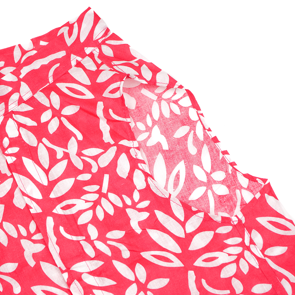 Skatrs Cotton Shirt for Dogs and Cats (Hot Pink and White)