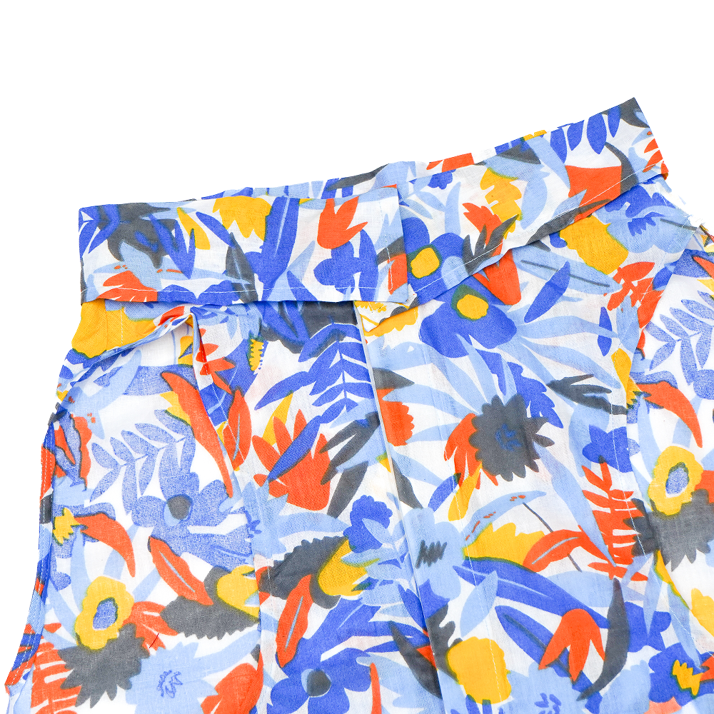 Skatrs Cotton Shirt for Dogs and Cats (Blue Beach Print)