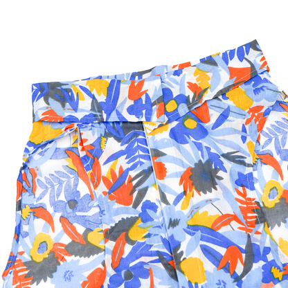 Skatrs Cotton Shirt for Dogs and Cats (Blue Beach Print)