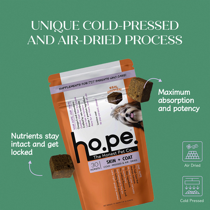 Hope Chicken Flavoured Skin+Coat Supplement for Dogs