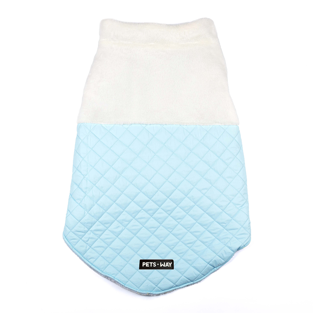 Pets Way Cozyquilt Winter Jacket for Dogs (Sky)