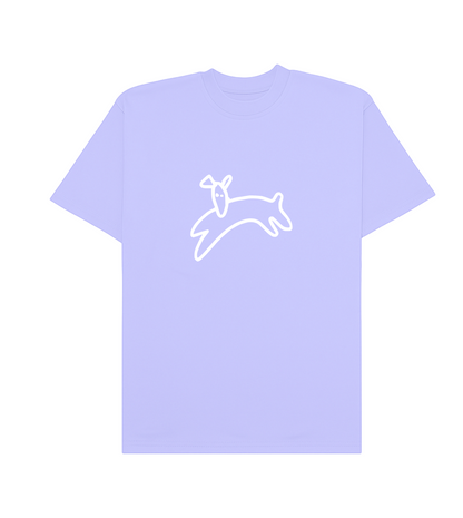 Hoomans Snuggle Sandwich T Shirt for Men and Women (Lavender)