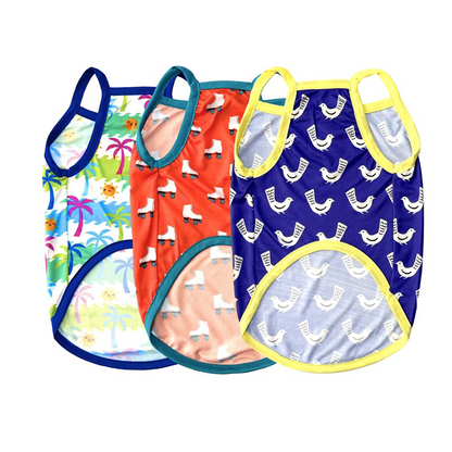 Pets Way Stay Chill Vest Combo for Dogs (Pack of 3)