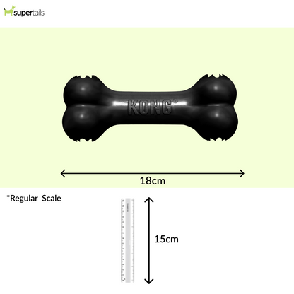 Kong Extreme Goodie Bone Toy for Dogs (Black)