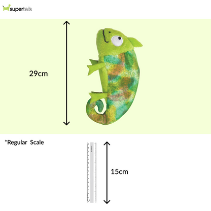 Kong Refillables Chameleon Toy for Cats (Green)