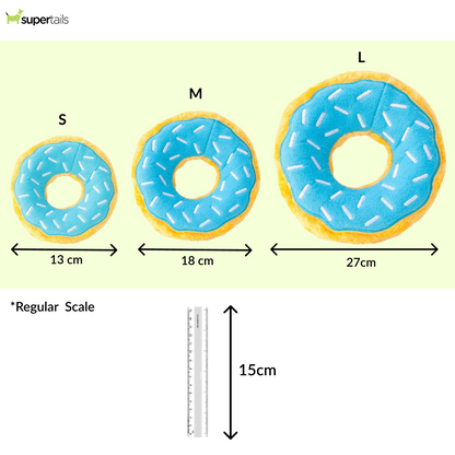 Zippy Paws Blueberry Donutz Plush Toy for Dogs