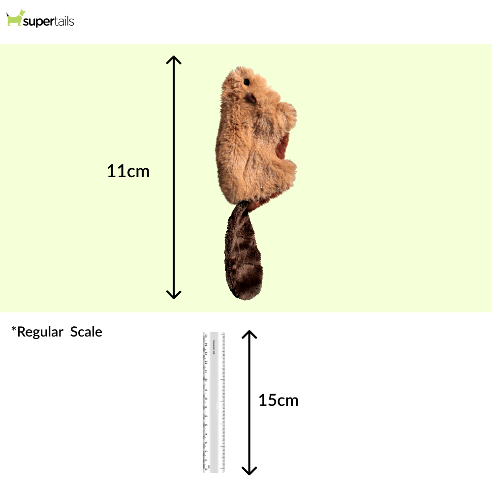 Kong Refillables Beaver Toy for Cats (Brown)