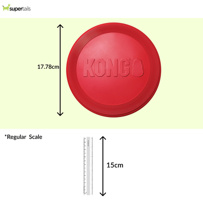 Kong Flyer Toy for Dogs (Red)