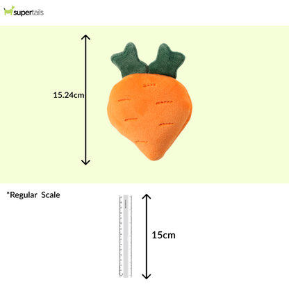 Skatrs Fruit Plush Toy for Cats & Dogs (Colour May Vary)