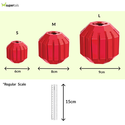 Kong Stuff A Ball Toy for Dogs (Red)