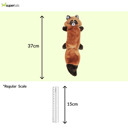 Zippy Paws Zingy Raccoon Plush Toy for Dogs