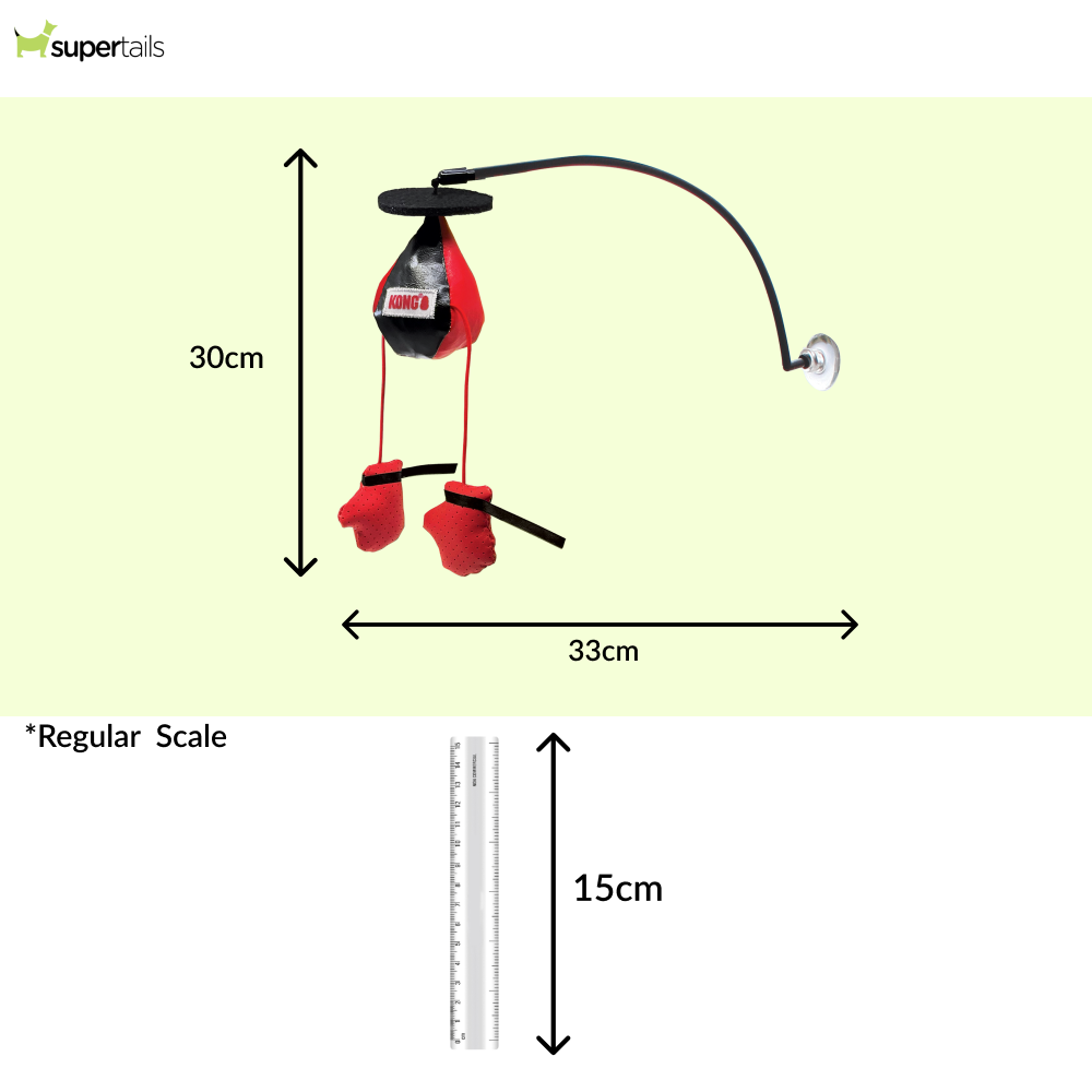 Kong Connects Window Boxing Toy for Cats (Red & Black)