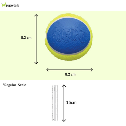 Kong SqueakAir Ultra Balls Toy for Dogs (Yellow & Blue)