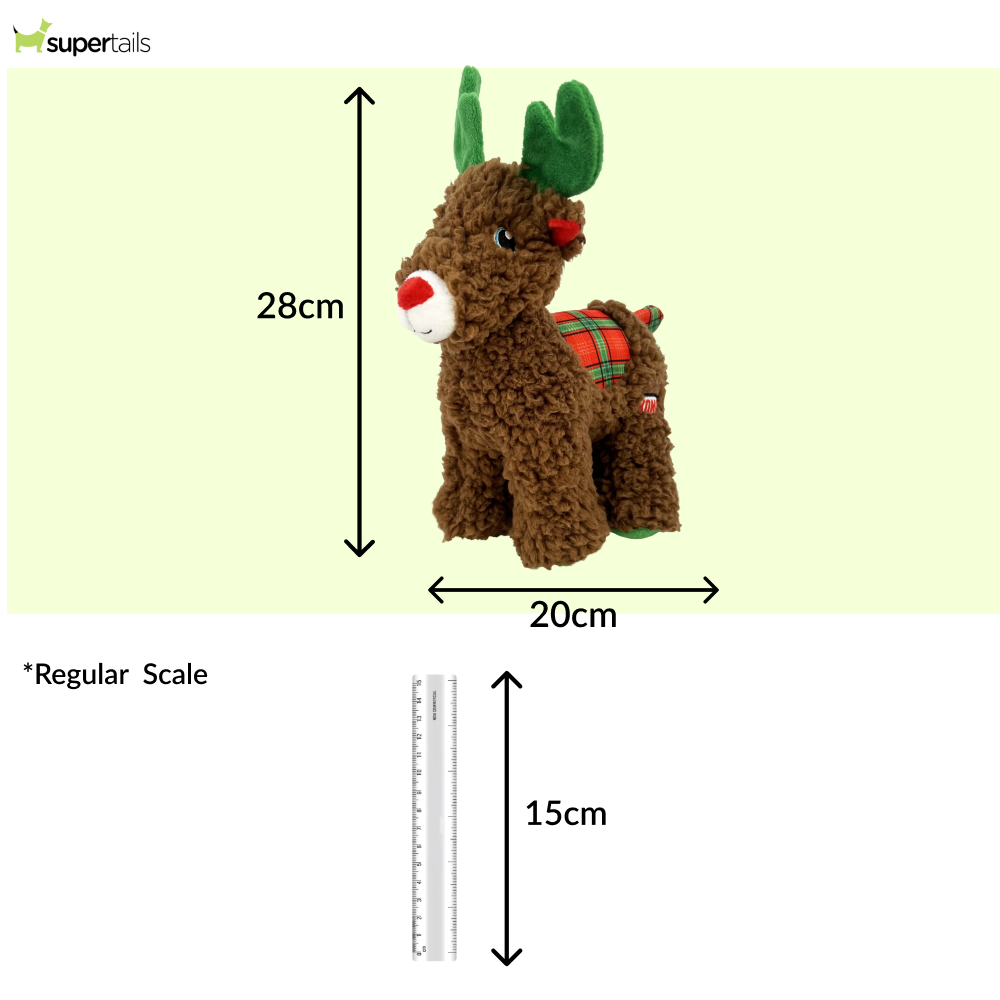 Kong Sherps Reindeer Toy for Dogs (Brown)